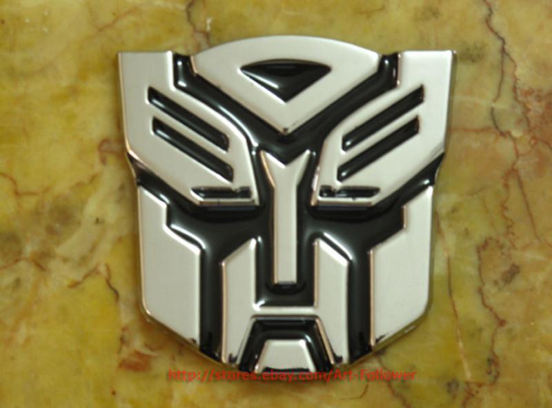 2p metal 3d decal emblem transformer autobot auto 3m car sticker car decor