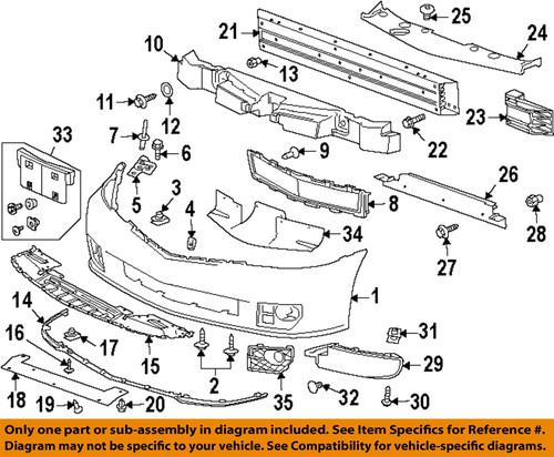 Cadillac gm oem 25844517 front bumper-front deflector