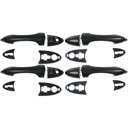 Door handles outside exterior lh & rh set of 4 for ford focus mazda tribute