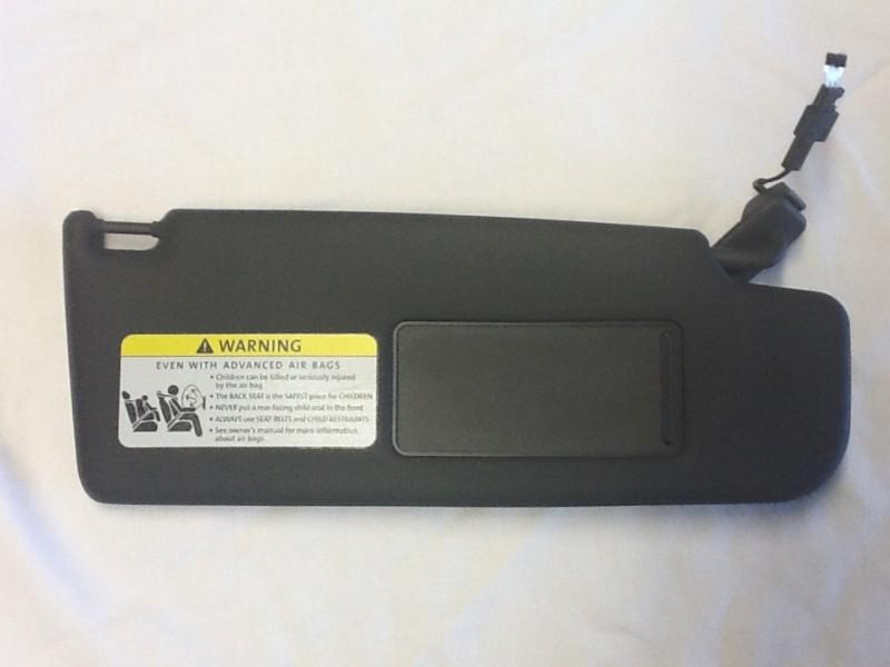 2006 06 volkswagen vw golf replacement sun visor right passenger side black