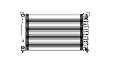 Tyc 2823 radiator-complete radiator assembly