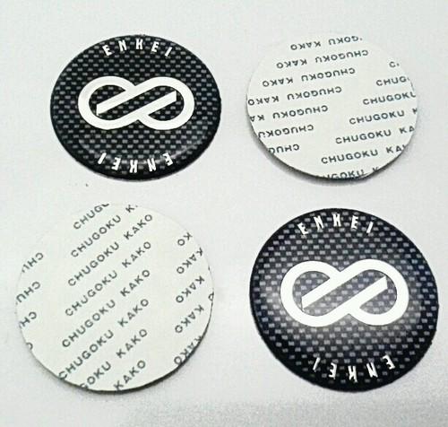 Enkei acrylic sticker wheel center cap emblem logo 50  mm. 4pcs