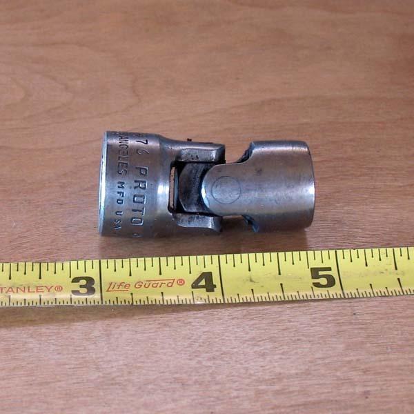 Proto 1/2" drive 12 point pt universal joint socket - 9/16" 5476 - made in usa