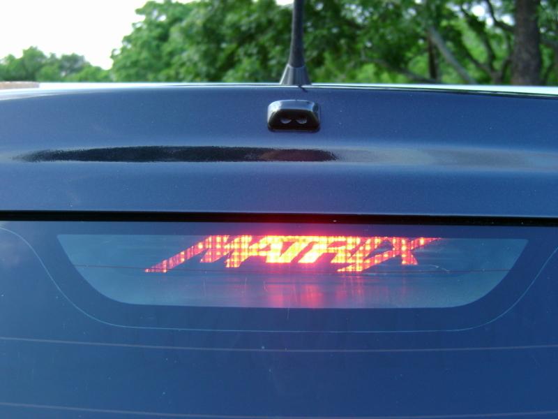 Toyota matrix 3rd brake light decal overlay 03 04 05 06 07 08