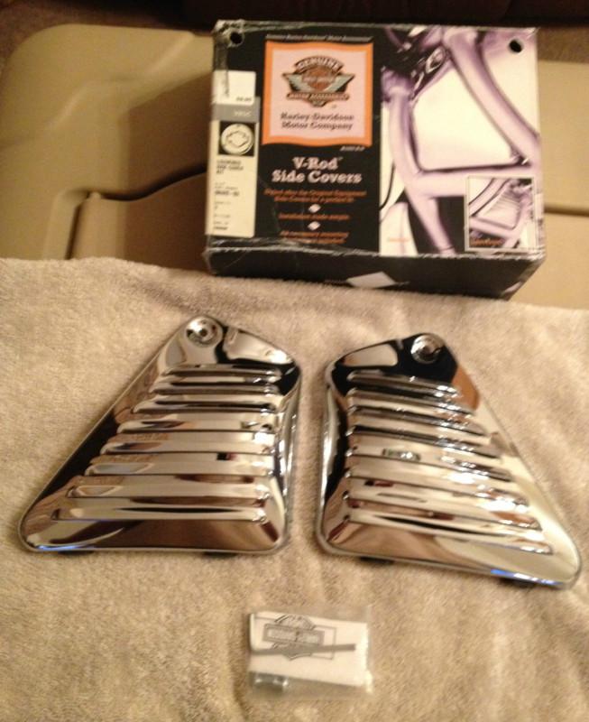 V rod vrsc vrod chrome louvered  side covers n.i.b.