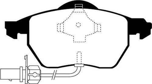 Ebc brakes dp31483c ebc redstuff ceramic low dust brake pads