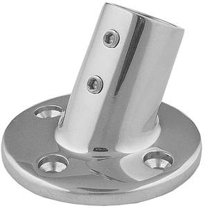 Taco f1400401 ss round base 60 deg 7/8 in.