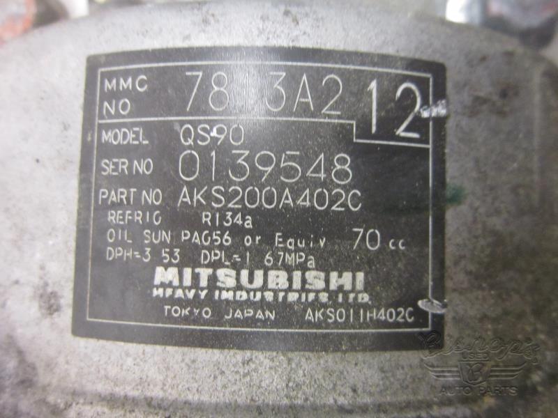 10 mitsubishi lancer ac compressor 302108