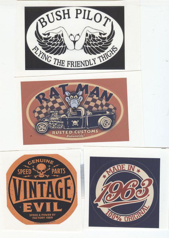 9 sticker decal lot #1 hot rod tool box rat rod