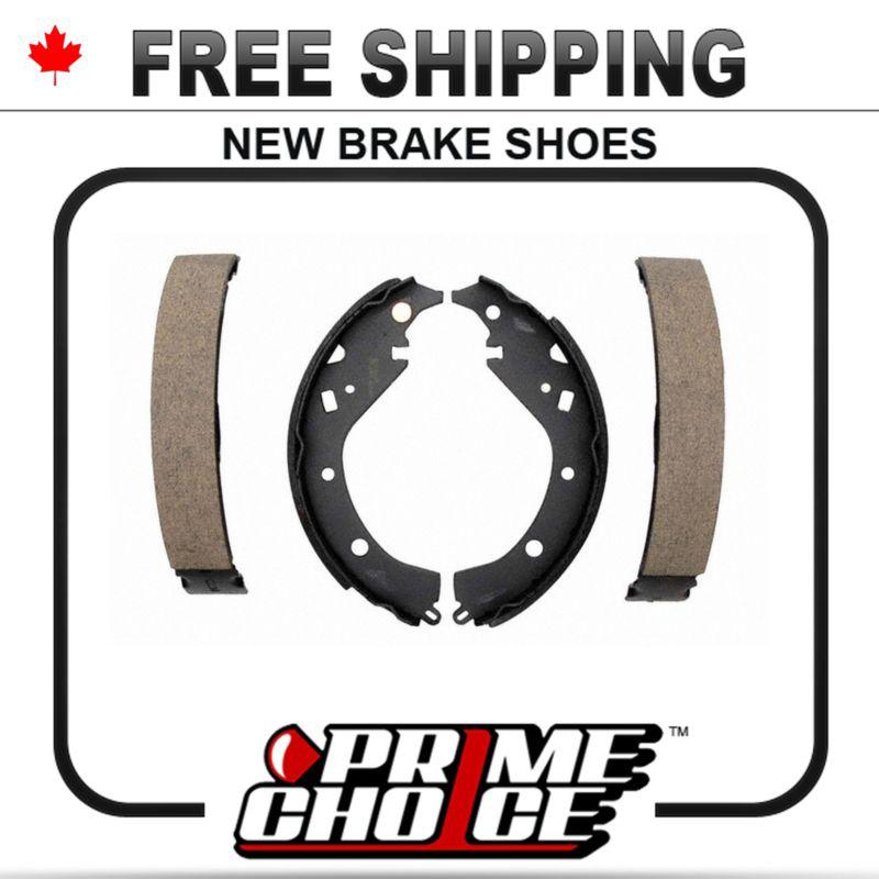 Prime choice new premium brake shoe set 4 shoes rear pair