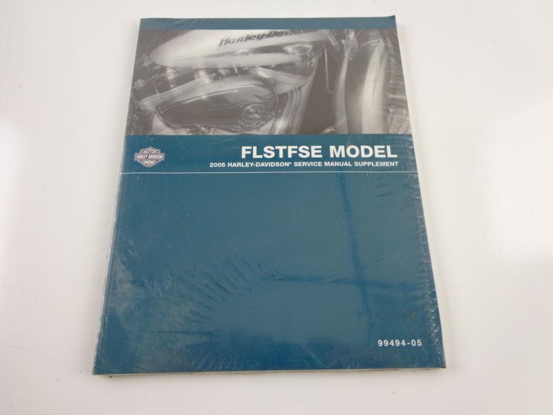 Harley davidson 2005 flstfse model service manual supplement 99494-05 #2