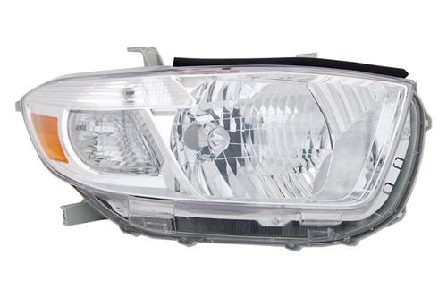 Tyc 20-6897-01 2008 toyota highlander right replacement headlight assembly