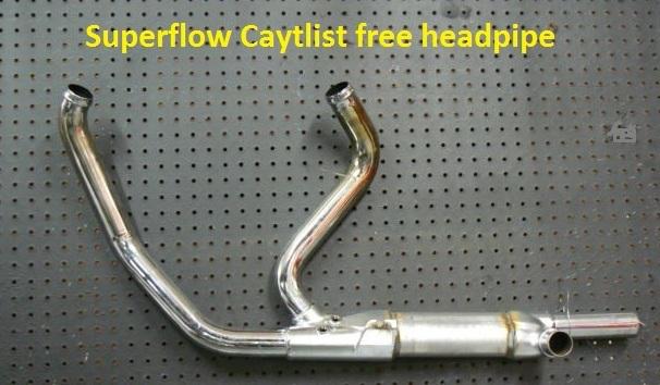 Superflow non  catalyst  header pipe harley 2 into 1 street glide 