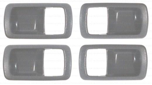 92 - 96  4 pcs set  door handle bezel trim cover casing grey  fits: toyota camry