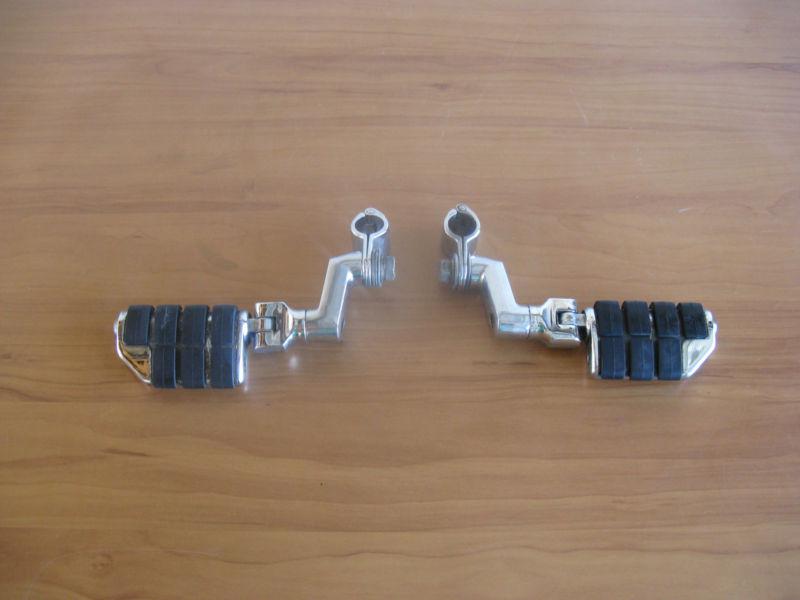 1988-2000 honda goldwing gl1500 chrome kuryakyn highway footpegs