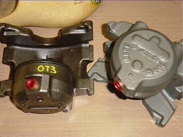 0073 dodge ram van 73-77 front reman brake calipers