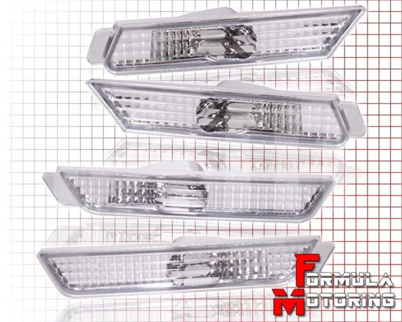 Clear dome left right front rear fender side marker lights camaro 10-12 ss lt ls