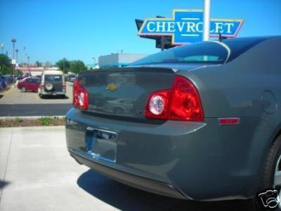 #286 primered chevrolet malibu factory style spoiler 2008 2009 2010 2011 2012