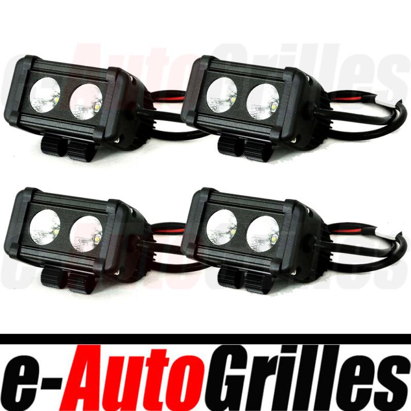 5" 5 inch led light bar cree 20watts off road 4x4 fog flood beam truck 4pcs set