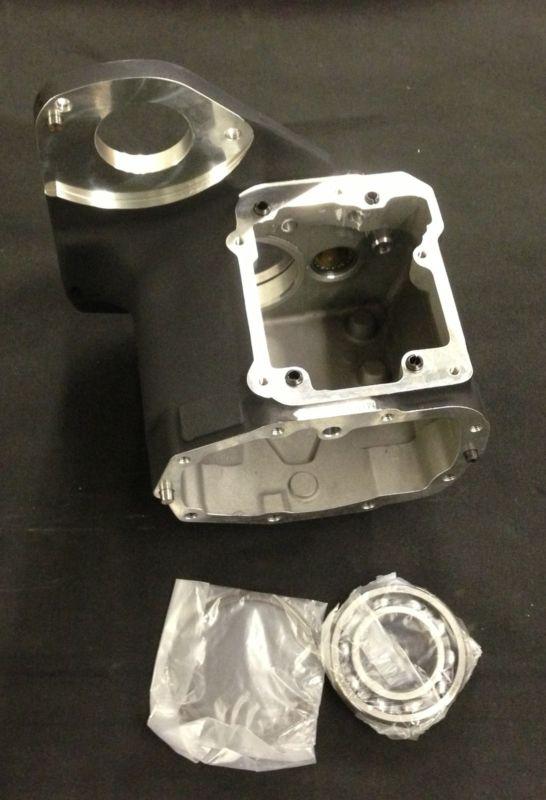 Ultima heavy duty black 5 & 6 speed transmission case w/ speedo hole