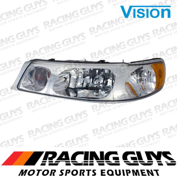 Lt head light clear lense driver assembly 98-02 lincoln town car