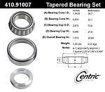 Centric parts 410.91007 rear outer bearing set