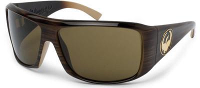 Dragon calavera sunglasses mocha stripe w/perf. polar lens 720-2094