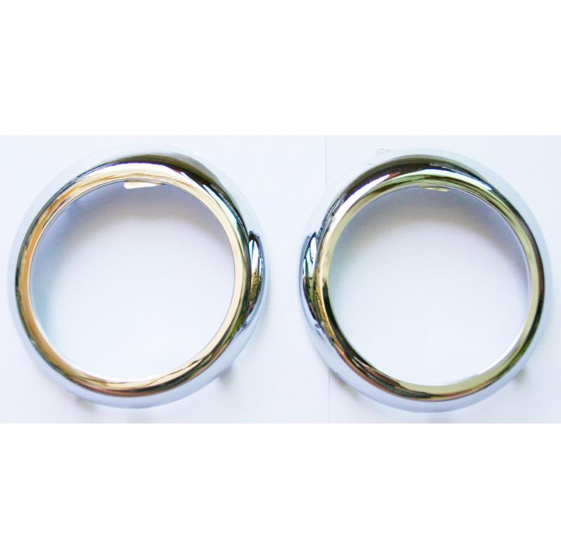 2003-2004 fog lamp fog light cover ring set for tiburon / coupe