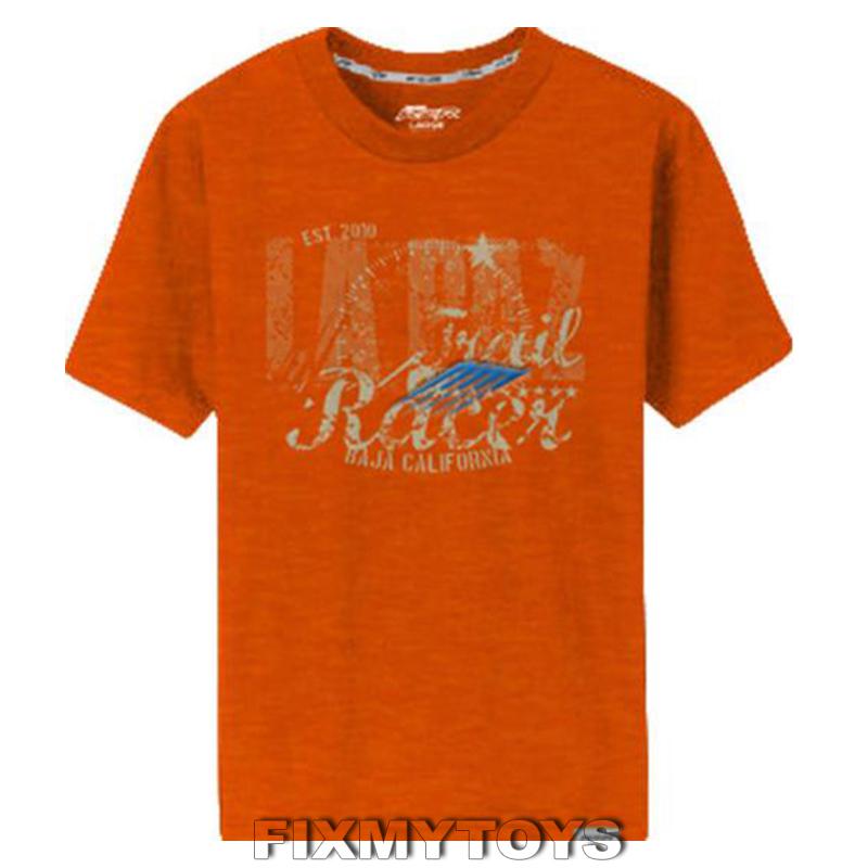 Oem polaris youth rzr orange la paz racer short sleeve t-shirt sizes s-xl