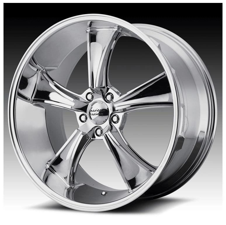 22" american racing chrome vn805 5x4.5 explorer prospector staggered rims wheels