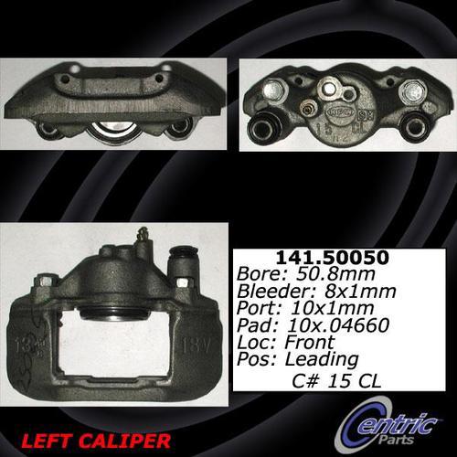 Centric 141.50050 front brake caliper-premium semi-loaded caliper