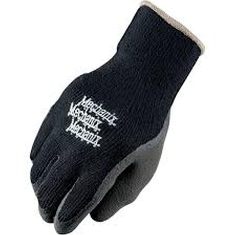 New mechanix wear thermal dip cold weather adult gloves,black/gray,medium/large