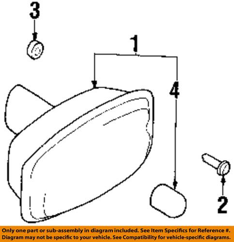 Hyundai oem 9230326010 side marker lamp