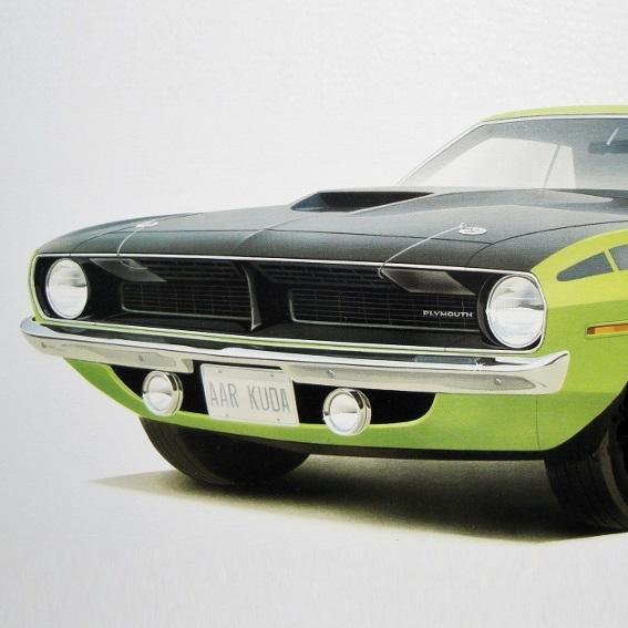 Plymouth cuda aar barracuda hemicuda 1970 1971 440+6 426 hemi -30 prints posters