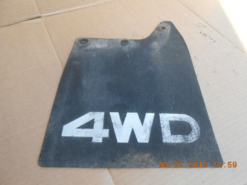 1984-88 toyota truck 4runner passenger rear mud flap oem unit 4x4