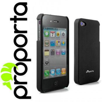 Black proporta impact protective shell case sleeve skin for apple iphone 4