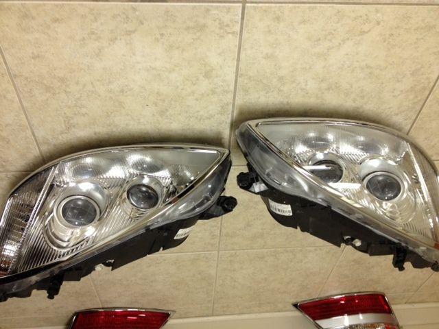 2007 2008 2009 mercedes benz s class s63 amg complete headlight assembly. r & l