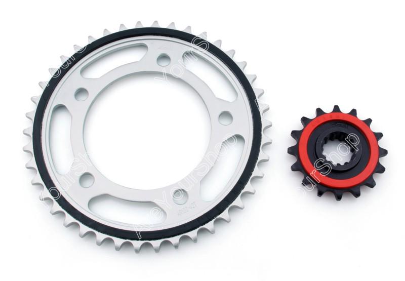 Front & rear sprocket for suzuki hayabusa gsxr 1300 1999-2007 17t 42t 530