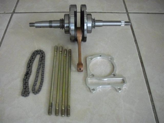 Scooter 150cc gy6 high performance stroke crankshaft +8.2mm forged rod