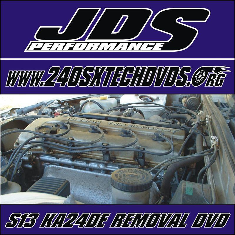 240sx ka24de removal dvd video s13 s14 drift turbo sr20det rb 2j ls engine motor