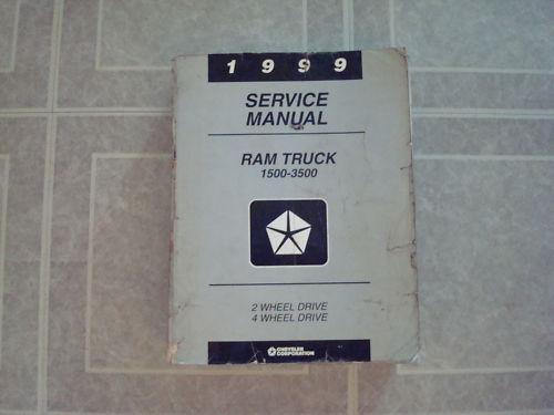 1999 chrysler dodge ram truck factory shop service repair manual book