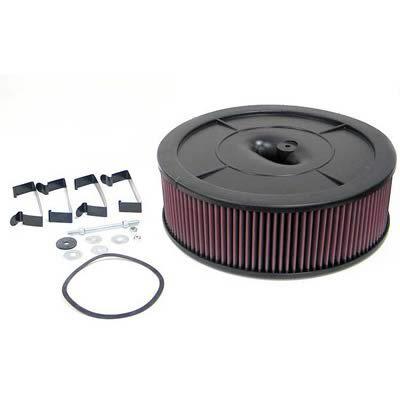 K&n flow control air cleaner 14" dia round red cotton gauze element 61-2010