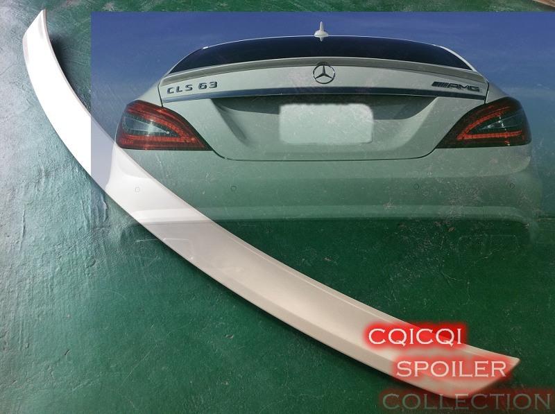 Unpainted mercedes benz 2012+ w218 cls class amg type trunk spoiler ◎