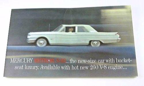 1962 62 mercury meteor s-33 brochure 