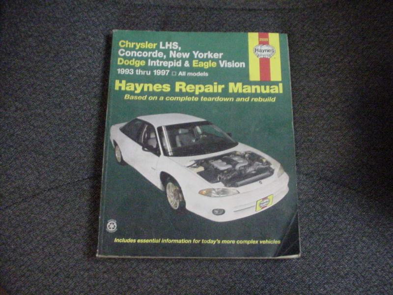 Haynes hanes auto repair manual - chrysler, dodge & eagle 1993-1997 25025 