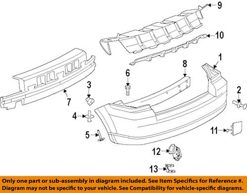 Mopar oem 5303769ac rear bumper-reinforcement