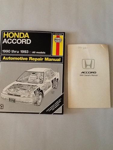 2000 00 honda accord owners manual & repair manual free shipping