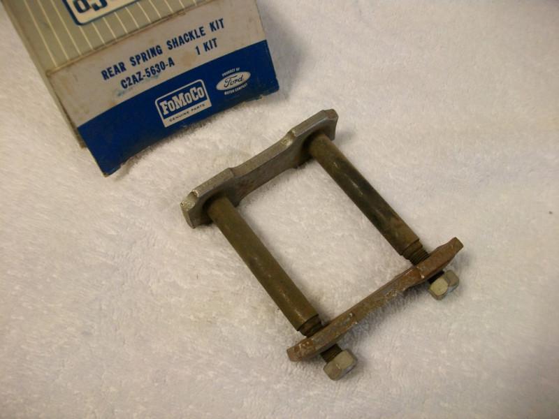 1962 62 ford mercury nos rear spring shackle c2az-5630-a 