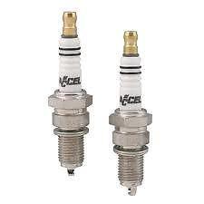 Accel spark plugs pair 2418p sparkplugs harley big twin sportster evo platinum 