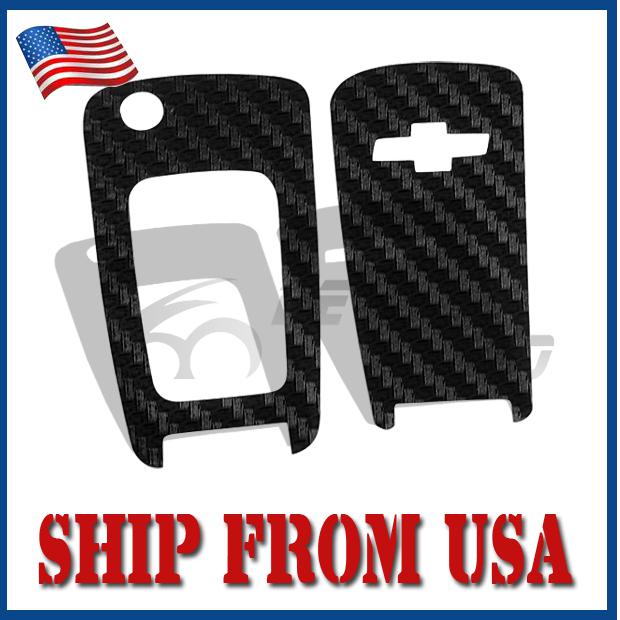 Us carbon fiber keychain protective cover sticker for  09 10 11 12 chevy cruze